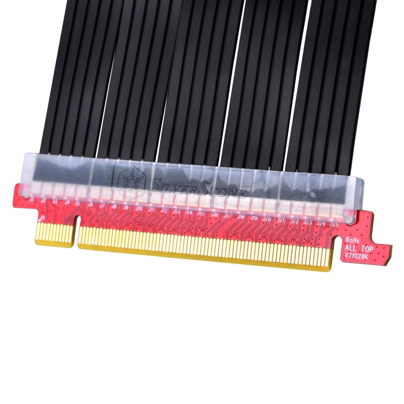 SilverStone Technology Universal PCI-Express X16 Gen 3.0 Flexible Riser Cable 400mm EMI Shielding (SST-RC04B-400) - Image 5